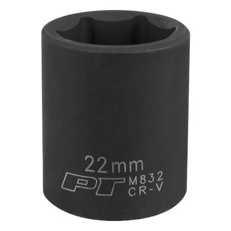 1/2 In Dr. Impact Socket 22Mm Socket Imp 22Mm,M832